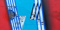 /combined tech.on canvas/50x100cm 