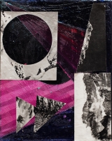 /collage, oil on canvas/40x60cm