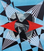 /comb.tech.on canvas/70x90cm